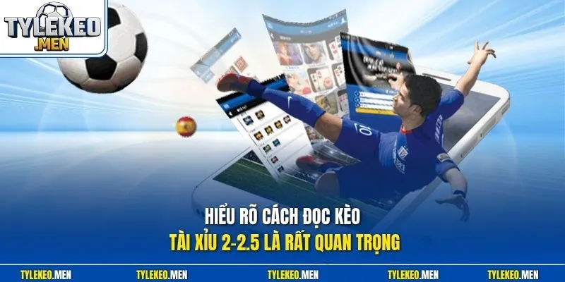 Hiểu rõ cách đọc kèo tài xỉu 2-2.5 là rất quan trọng